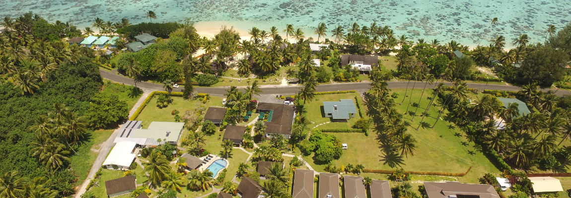 Palm Grove Resort from the Air