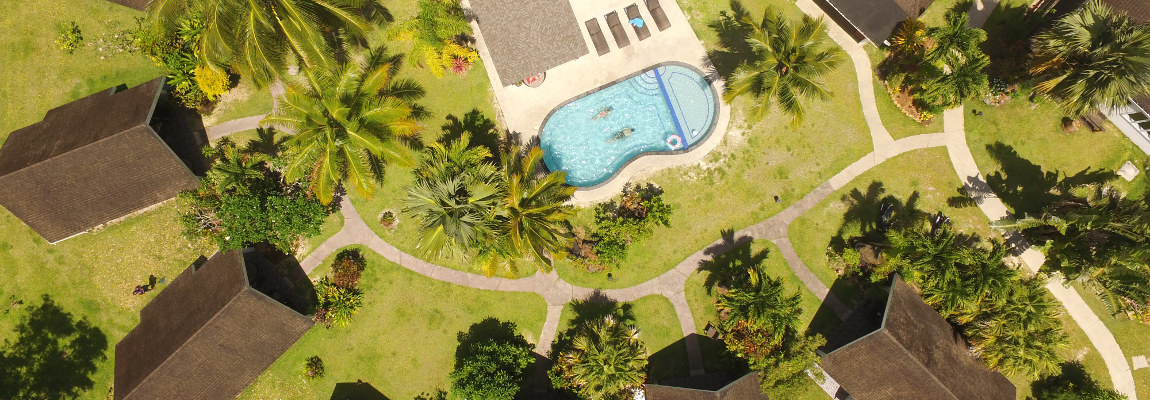 Pool viewed from the Air